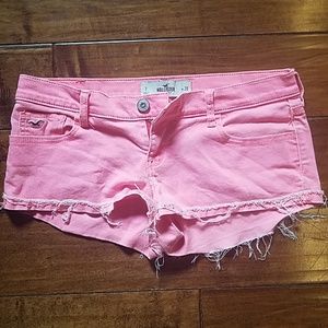Neon pink shorts
